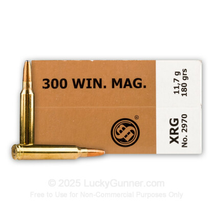 Large image of 300 Winchester Magnum Lead Free Ammo For Sale - 180 gr Exergy - Sellier & Bellot Ammo Online