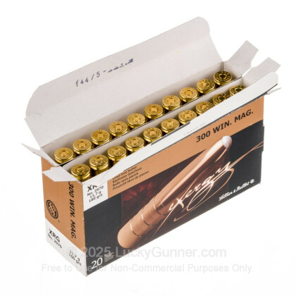 Large image of 300 Winchester Magnum Lead Free Ammo For Sale - 180 gr Exergy - Sellier & Bellot Ammo Online