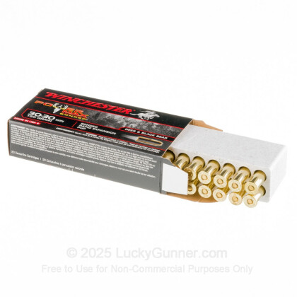 Large image of Premium 30-30 Winchester Ammo For Sale - 150 Grain Protected Hollow Point Ammunition in Stock by Winchester Power Max - 20 Rounds