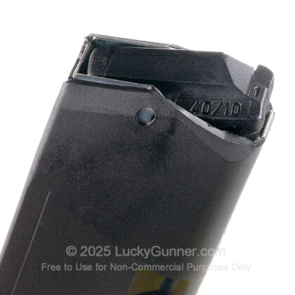 Large image of Premium 40 S&W Magazine For Sale - 10 Round 40 S&W Magazine in Stock by Glock for 40 S&W Glocks - 1 Magazine