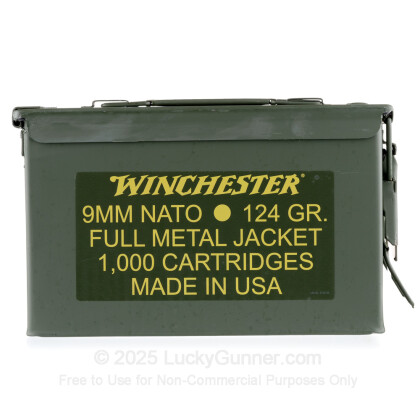 Image 1 of Winchester 9mm Luger (9x19) Ammo
