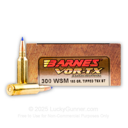 Image 1 of Barnes 300 Winchester Short Magnum Ammo