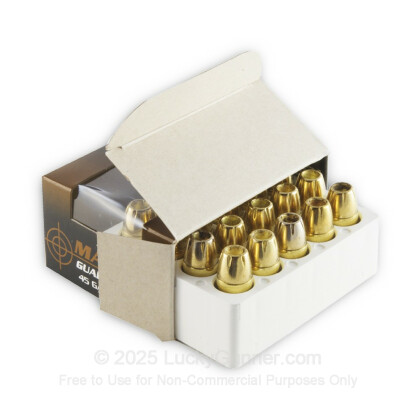 Large image of 45 GAP Ammo For Sale - 185 gr JHP - Magtech Guardian Gold Ammunition In Stock - 20 Rounds
