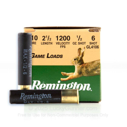 Large image of Bulk 410 Bore - 2-1/2" 1/2 oz #6 Game Load - Remington - 200 Rounds