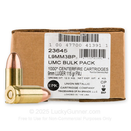 Image 1 of Remington 9mm Luger (9x19) Ammo
