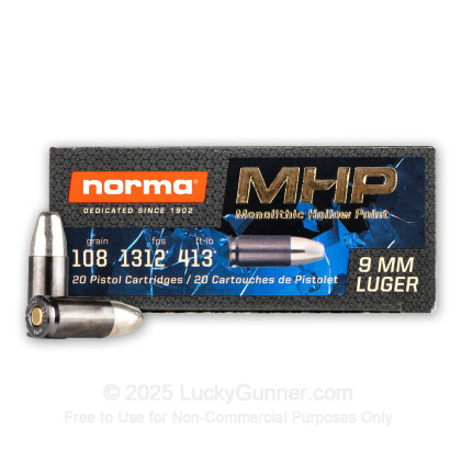 Image 1 of Norma 9mm Luger (9x19) Ammo