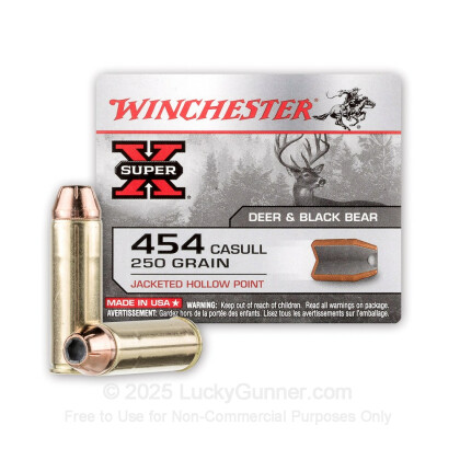 Image 2 of Winchester 454 Casull Ammo