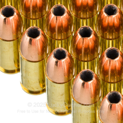 Large image of 9mm Ammo For Sale - 124 gr JHP - Reloadable Fiocchi Ammunition Online