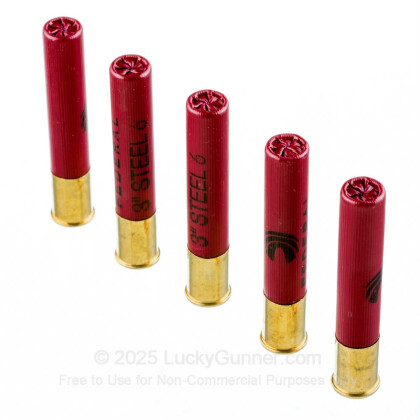 Large image of Cheap 410 Bore Ammo For Sale - 3” 3/8oz. #6 Shot Ammunition in Stock by Federal Field & Range Steel Game & Target - 25 Rounds