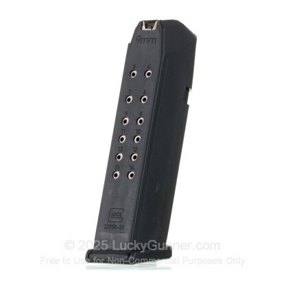 Large image of Factory Glock 9mm G17 15 Round Magazine For Sale - 15 Rounds
