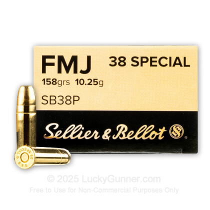 Image 1 of Sellier & Bellot .38 Special Ammo