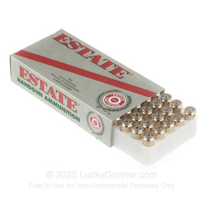 Large image of Cheap 40 S&W Ammo - 165 gr FMJ - Estate Cartridge 40 cal Ammunition - 50 Rounds