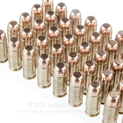 Large image of Cheap 40 S&W Ammo - 165 gr FMJ - Estate Cartridge 40 cal Ammunition - 50 Rounds