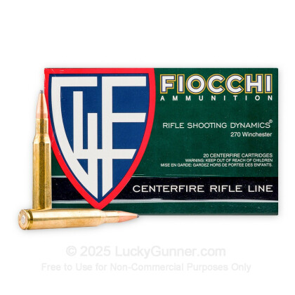 Image 2 of Fiocchi .270 Winchester Ammo