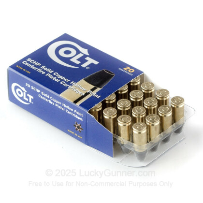 Large image of Cheap 9mm Ammo For Sale - 115 Grain SCHP Ammunition in Stock by Colt - 20 Rounds