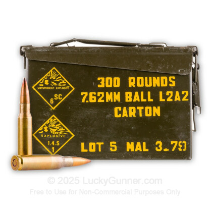 Image 1 of Military Surplus .308 (7.62X51) Ammo