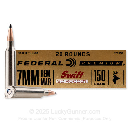Image 1 of Federal 7mm Remington Magnum Ammo