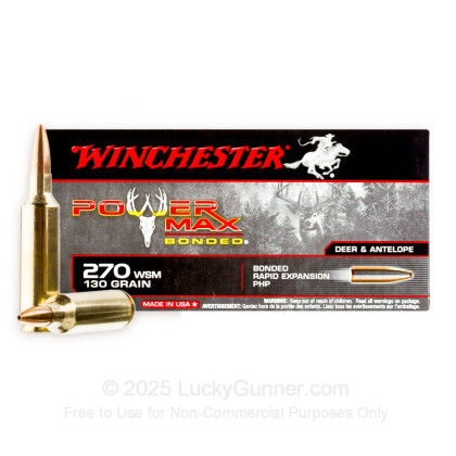 Image 2 of Winchester .270 Winchester Short Magnum Ammo