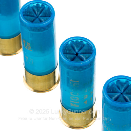 Large image of Cheap 12 Gauge Ammo For Sale - 2-3/4” 1-1/8oz. #7.5 Shot Ammunition in Stock by Fiocchi White Rino Lite - 25 Rounds