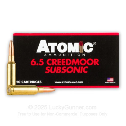 Image 1 of Atomic Ammunition 6.5mm Creedmoor Ammo