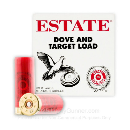 Large image of Bulk 12 Gauge Ammo - 2-3/4" Lead Shot shells - 1 oz - #7.5 - Estate - 250 Rounds