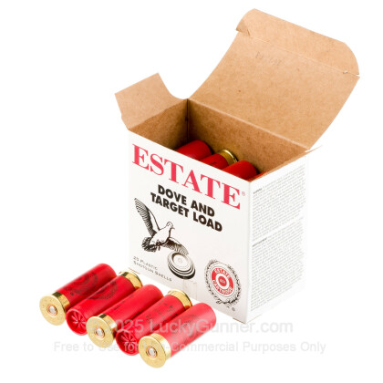 Large image of Bulk 12 Gauge Ammo - 2-3/4" Lead Shot shells - 1 oz - #7.5 - Estate - 250 Rounds