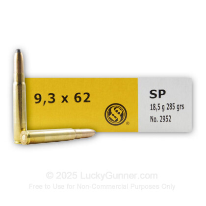 Image 1 of Sellier & Bellot 9.3x62 Mauser Ammo