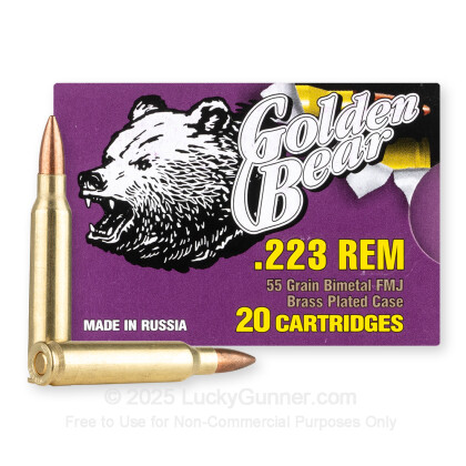 Image 1 of Golden Bear .223 Remington Ammo