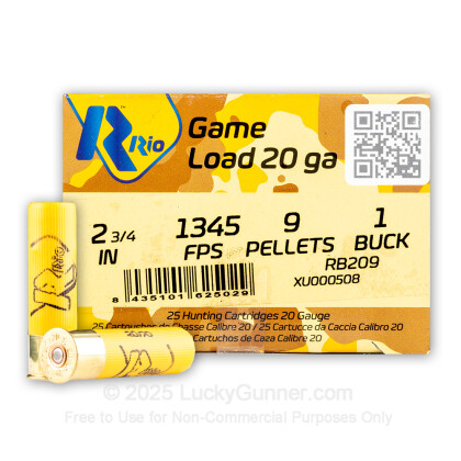 Image 1 of Rio Ammunition 20 Gauge Ammo