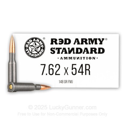 Image 1 of 7.62x54r Ammo from Red Army Standard Image 1 of Red Army Standard 7.62x54r Ammo
