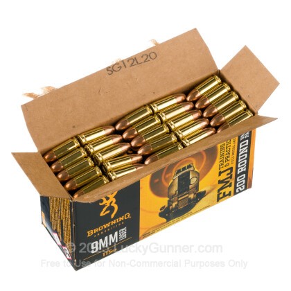 Image 3 of 9mm Ammo from Browning Image 3 of Browning 9mm Luger (9x19) Ammo