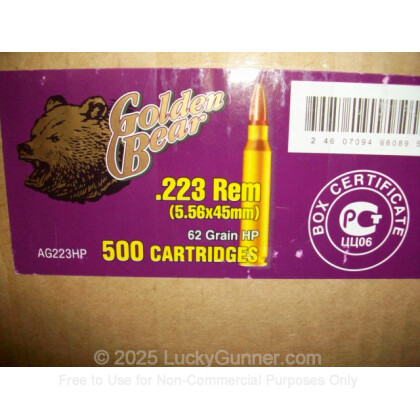 Image 10 of Golden Bear .223 Remington Ammo