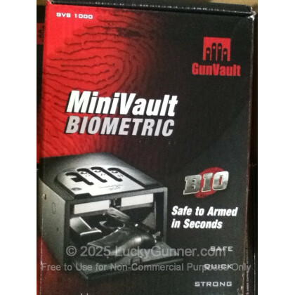 Large image of GunVault Handgun Safe For Sale - MiniVault Biometric GVB 1000 Digital Handgun Safe For Sale