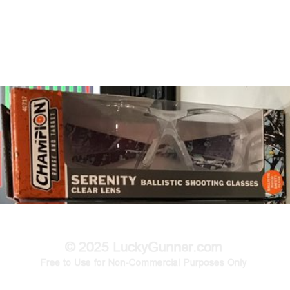 Large image of Champion Clear Colored Shooting Glasses with Gray Rims For Sale - 40717- Champion Glasses in Stock