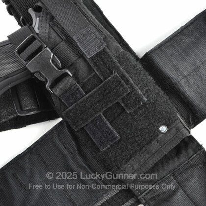 Large image of Ambidextrous Universal Configurable Holster - Belt / Leg-Drop / MOLLE From Eagle Industries - Black