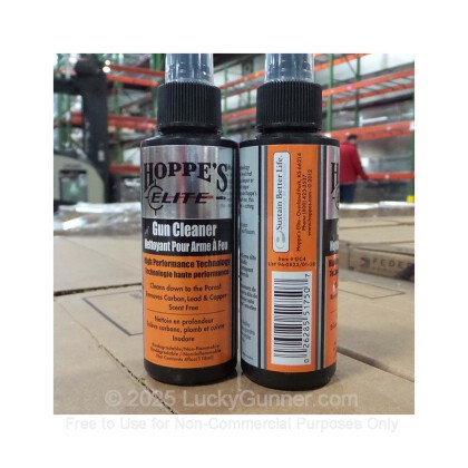 Large image of Hoppe's Elite Gun Cleaner Solvent / Conditioner for Sale - 4 oz. Spray Bottle