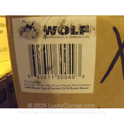 Image 3 of Wolf .45 ACP (Auto) Ammo