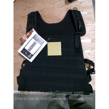 Large image of Blackhawk Plate Carrier Harness - MOLLE - Black