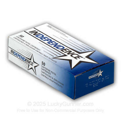 Large image of 45 Auto Ammo For Sale - 230 gr FMJ .45 ACP Ammunition In Stock by Independence - 50 Rounds