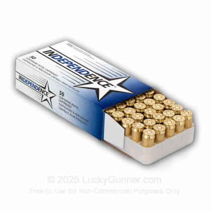 Large image of 45 Auto Ammo For Sale - 230 gr FMJ .45 ACP Ammunition In Stock by Independence - 50 Rounds
