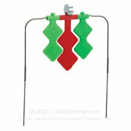 Large image of Champion Duraseal Spinner Targets For Sale - Red and Green Interlocking Self-Healing Diamond Spinner Target In Stock