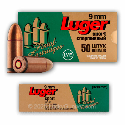 Image 3 of LVE 9mm Luger (9x19) Ammo