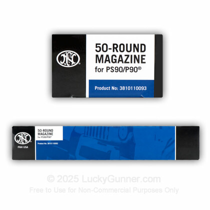 Large image of FN Herstal 50 Round P90/PS90 Carbine 5.7x28mm Polymer Magazine For Sale - 50 Round
