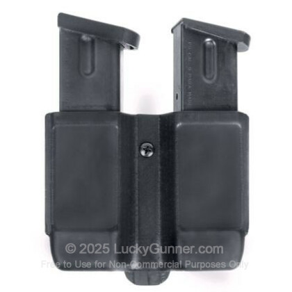 Large image of Double Double-Stack Pistol Magazine Pouch - Blackhawk - Black