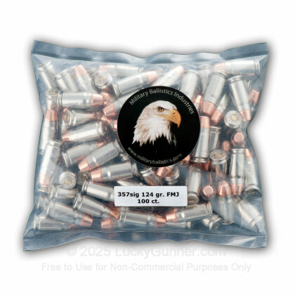 Image 6 of Military Ballistics Industries .357 Sig Ammo