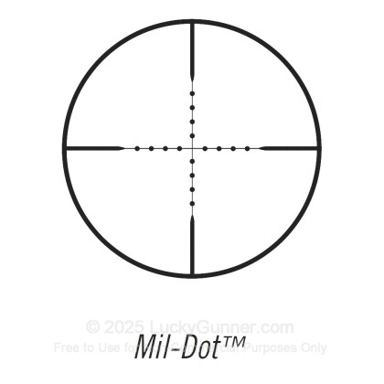 Large image of Bushnell Trophy XLT Rifle Scope for Sale - 3-9x - 40mm - 733945 - Mil-Dot Reticle - Black Matte - In Stock - Luckygunner.com