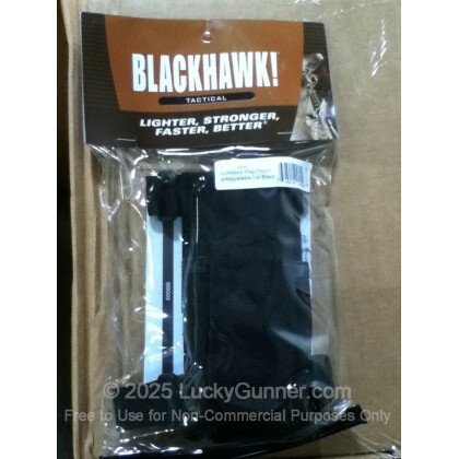 Large image of Buttstock Magazine Pouch - Universal Fixed Stock - Blackhawk - Black For Sale