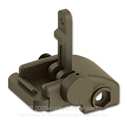 Large image of AR Folding Back-Up Iron Sight - Folding - Rear - Blackhawk - Black - 71BU01BK