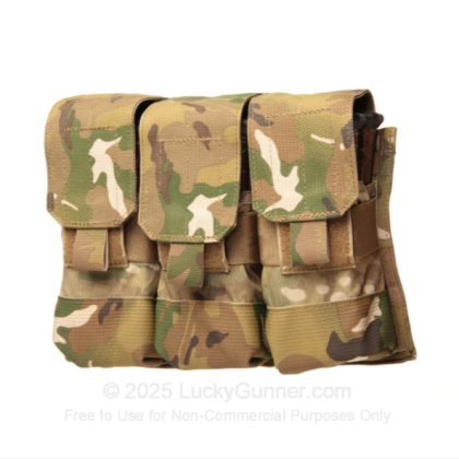 Large image of S.T.R.I.K.E. M4/M16 Triple Mag Pouch (Holds 6) - Blackhawk - MultiCam