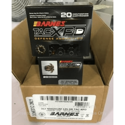 Image 1 of Barnes .357 Magnum Ammo